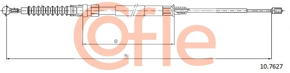 COFLE Seilzug, Feststellbremse