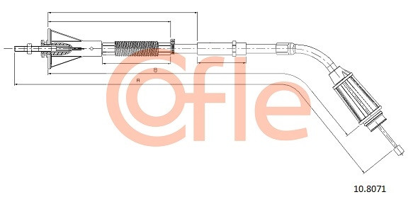 COFLE Seilzug, Feststellbremse