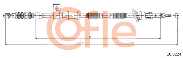 COFLE Seilzug, Feststellbremse