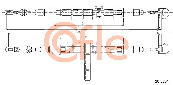 COFLE Seilzug, Feststellbremse