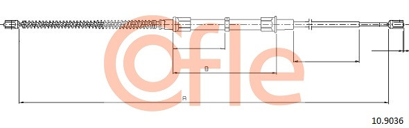 COFLE Seilzug, Feststellbremse