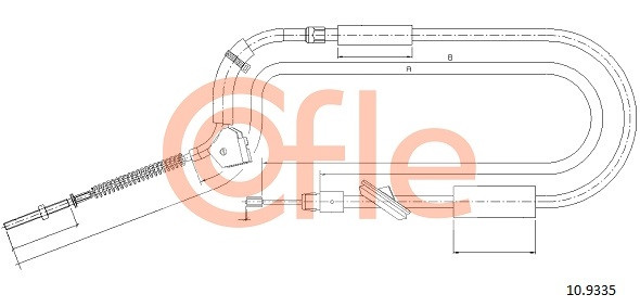 COFLE Seilzug, Feststellbremse