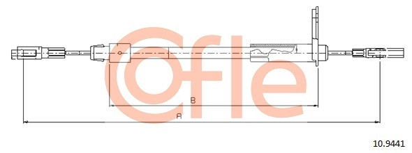 COFLE Seilzug, Feststellbremse