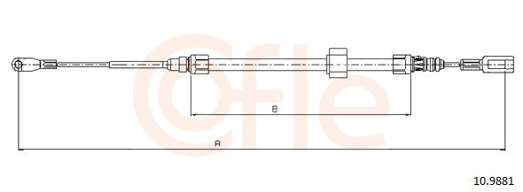COFLE Seilzug, Feststellbremse