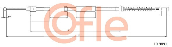 COFLE Seilzug, Feststellbremse