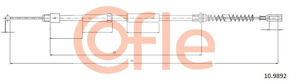 COFLE Seilzug, Feststellbremse