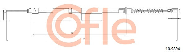 COFLE Seilzug, Feststellbremse