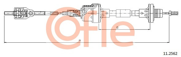 COFLE Seilzug, Kupplungsbetätigung