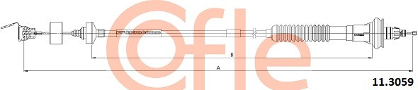 COFLE Seilzug, Kupplungsbetätigung