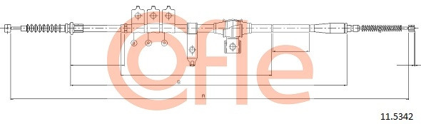 COFLE Seilzug, Feststellbremse