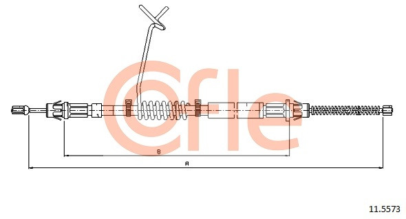 COFLE Seilzug, Feststellbremse