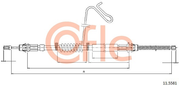 COFLE Seilzug, Feststellbremse