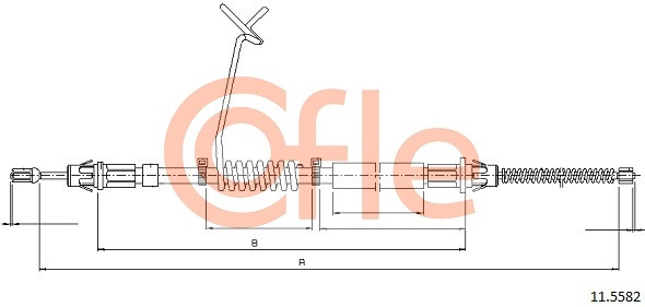 COFLE Seilzug, Feststellbremse