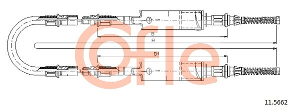 COFLE Seilzug, Feststellbremse