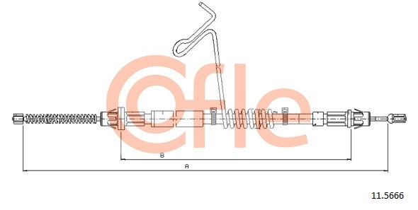 COFLE Seilzug, Feststellbremse