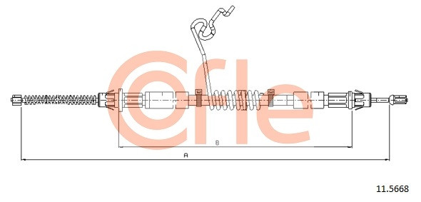 COFLE Seilzug, Feststellbremse