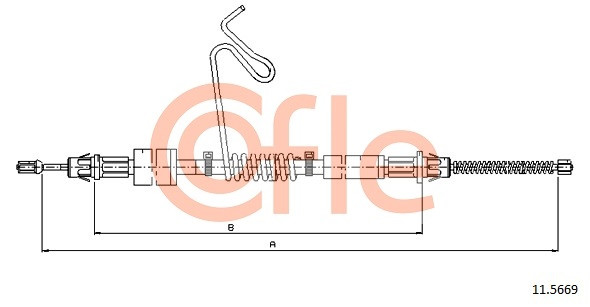 COFLE Seilzug, Feststellbremse