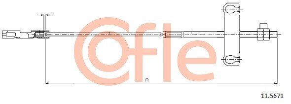 COFLE Seilzug, Feststellbremse