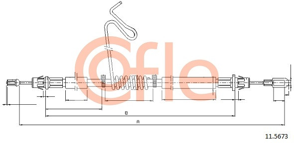 COFLE Seilzug, Feststellbremse