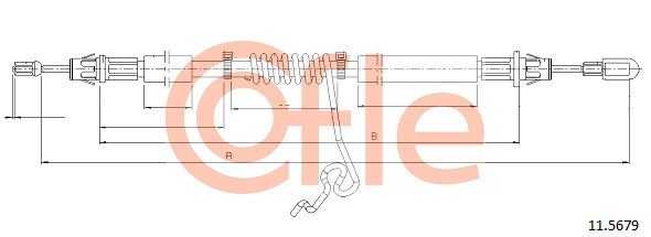 COFLE Seilzug, Feststellbremse