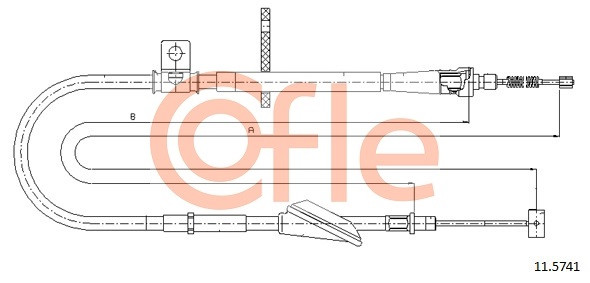 COFLE Seilzug, Feststellbremse