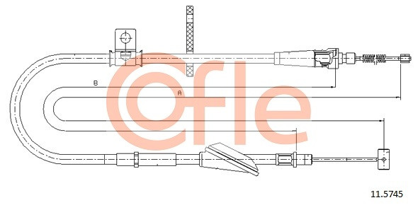 COFLE Seilzug, Feststellbremse
