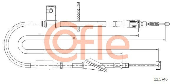 COFLE Seilzug, Feststellbremse