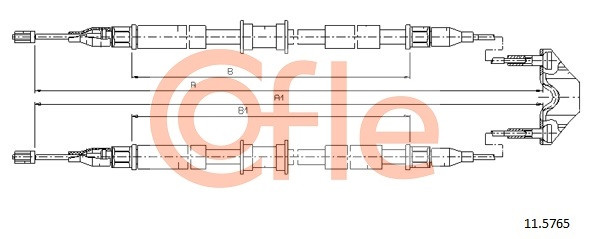 COFLE Seilzug, Feststellbremse