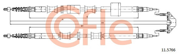 COFLE Seilzug, Feststellbremse