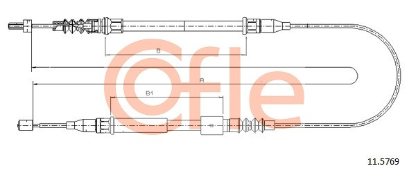 COFLE Seilzug, Feststellbremse