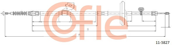 COFLE Seilzug, Feststellbremse