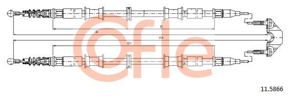 COFLE Seilzug, Feststellbremse