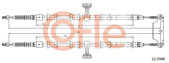 COFLE Seilzug, Feststellbremse