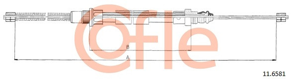 COFLE Seilzug, Feststellbremse