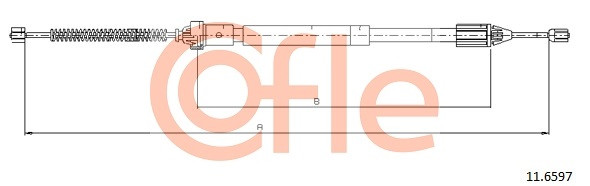COFLE Seilzug, Feststellbremse