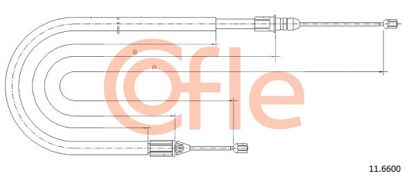 COFLE Seilzug, Feststellbremse