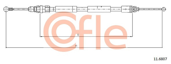 COFLE Seilzug, Feststellbremse