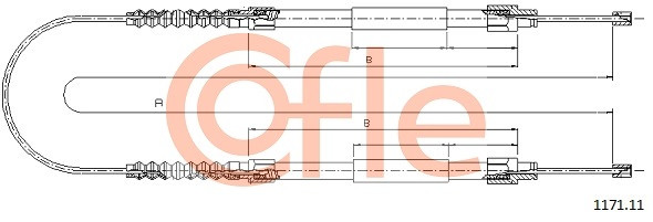 COFLE Seilzug, Feststellbremse