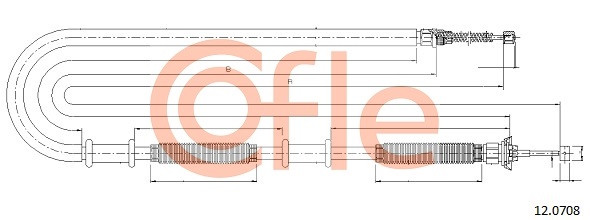 COFLE Seilzug, Feststellbremse