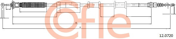 COFLE Seilzug, Feststellbremse