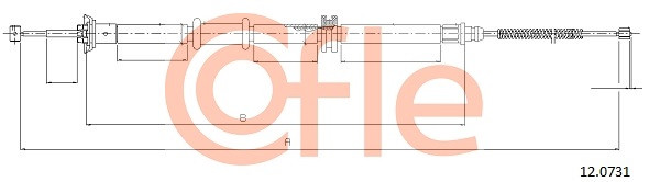 COFLE Seilzug, Feststellbremse