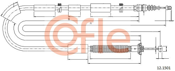 COFLE Seilzug, Feststellbremse
