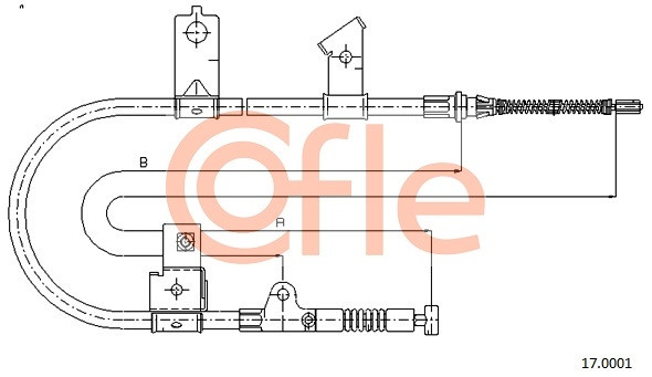 COFLE Seilzug, Feststellbremse