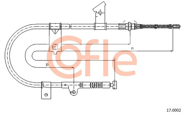 COFLE Seilzug, Feststellbremse