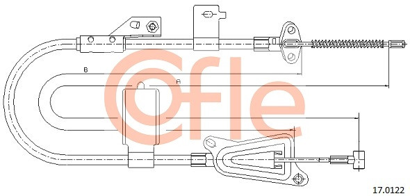 COFLE Seilzug, Feststellbremse