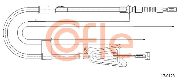 COFLE Seilzug, Feststellbremse
