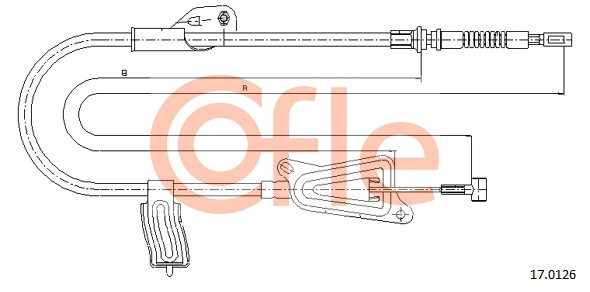 COFLE Seilzug, Feststellbremse