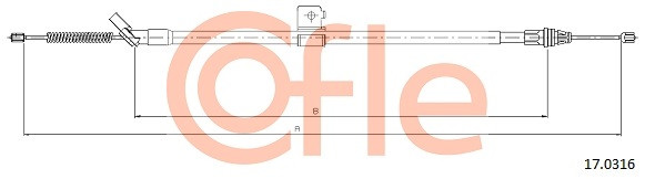 COFLE Seilzug, Feststellbremse