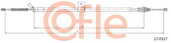 COFLE Seilzug, Feststellbremse