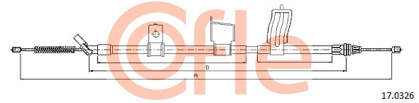 COFLE Seilzug, Feststellbremse